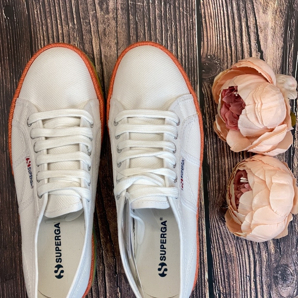SUPERGA Cotcoloropew Espadrille Sneaker 7M - Picture 4 of 8
